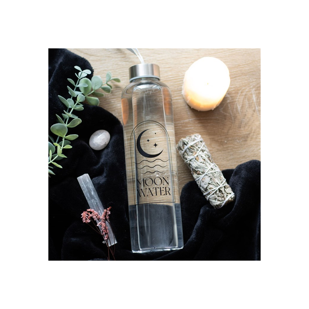 Moon Water Glass Water Bottle 🇬🇧