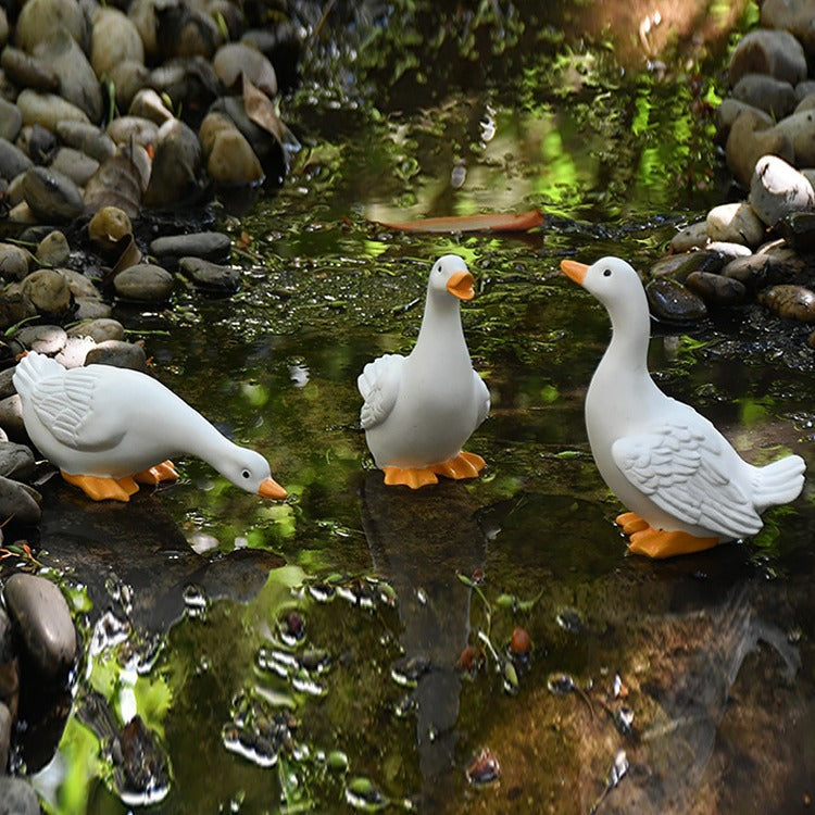 Pool Duck Resin Decorations Outdoor Garden Landscape 🇨🇳