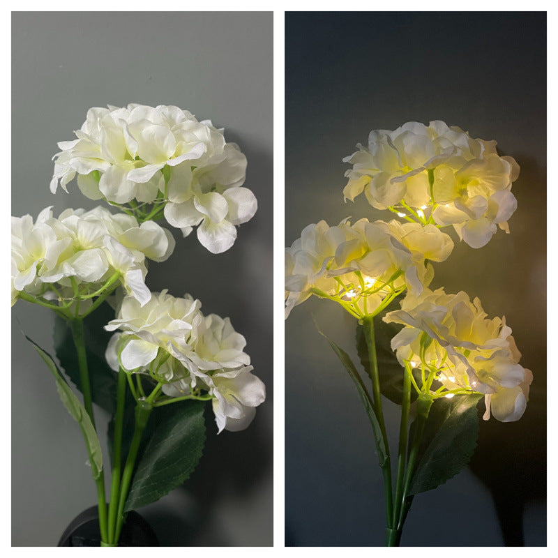 Solar Hydrangea Lights Floor Outlet Outdoor Garden Decorative Lights 🇨🇳
