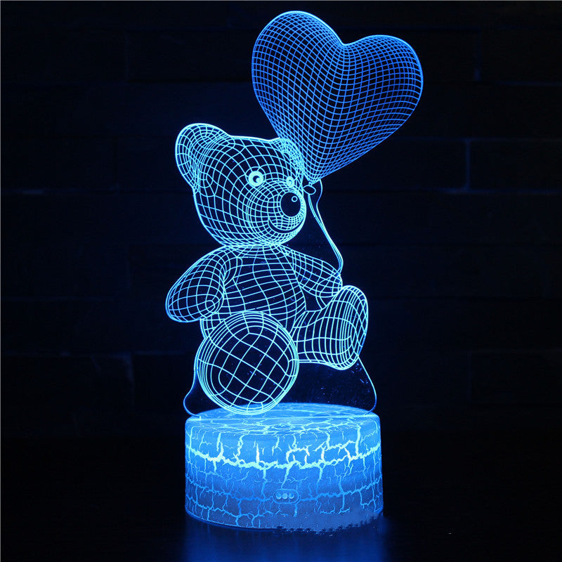 3D Lamp Acrylic USB LED Night Lights Neon Sign Lamp  🇨🇳