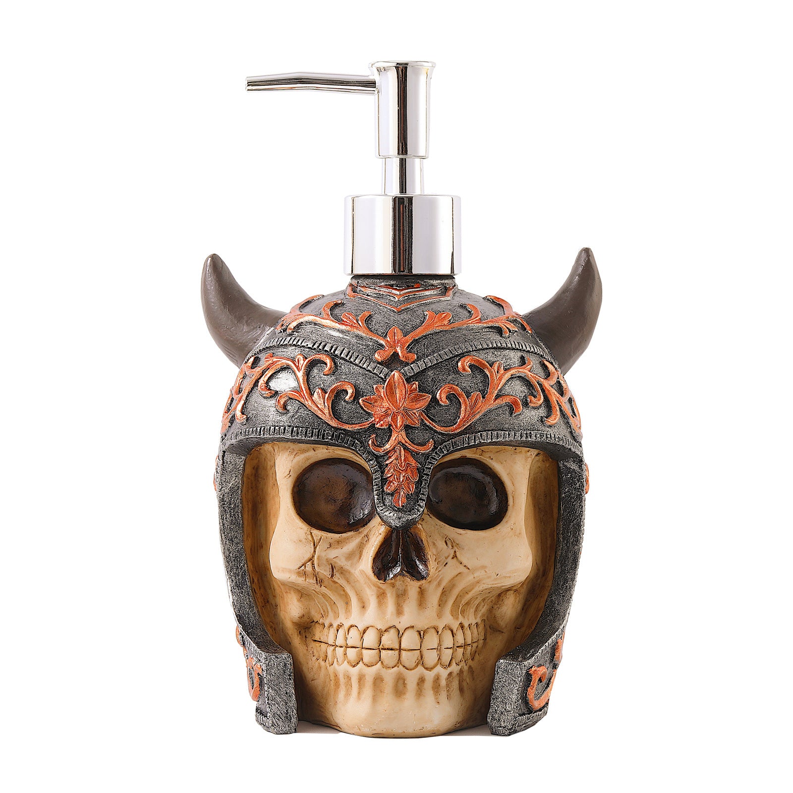 Retro Viking Skull Resin Liquid Dispensing Bottle 🇨🇳