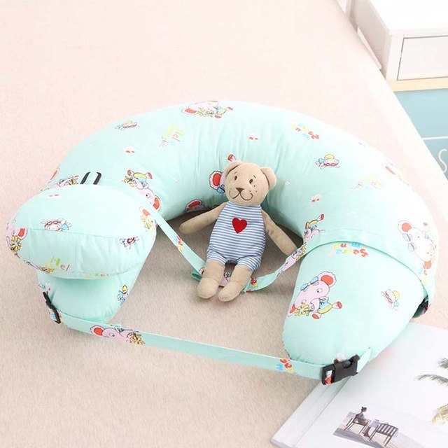 Breastfeeding Pillow Multifunctional Nursing Pillow Newborn Baby Feeding U-shaped Pillow Pregnant Woman Waist Comfort Cushion 🇨🇳