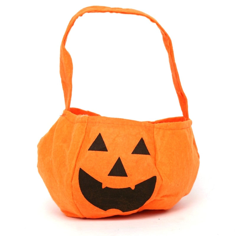 Halloween Party Supplies Non-woven Fabrics Pumpkin Bags 🇨🇳