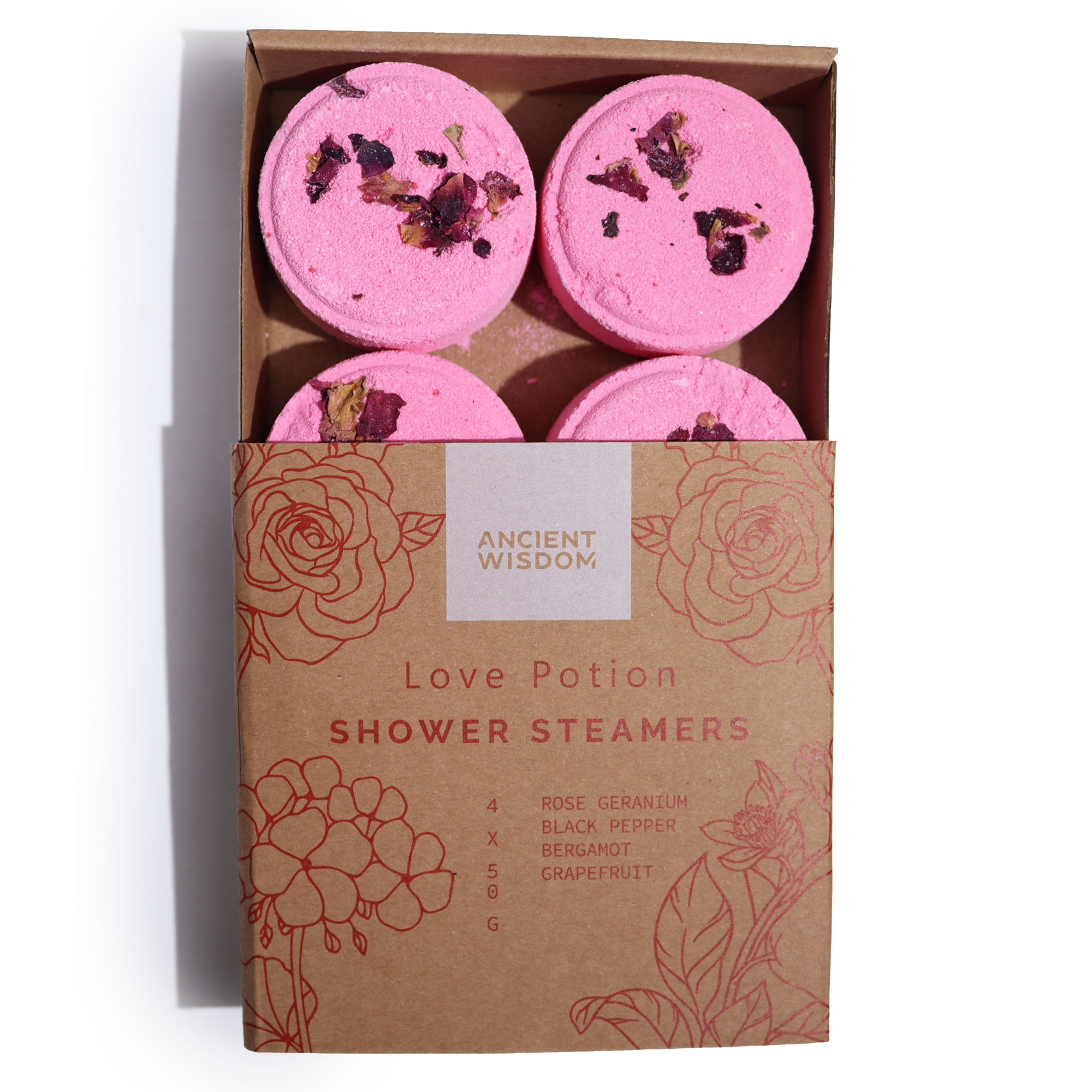 Zen Shower Steamers - Therapy Wellness Gift Set - Love Potion 🇬🇧