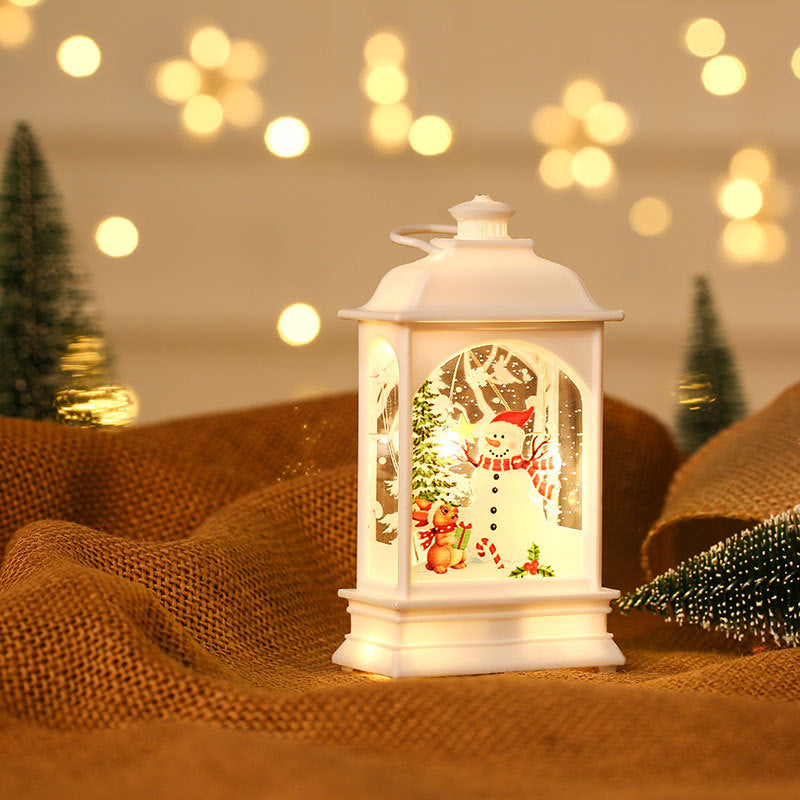 Christmas decorations, illuminated hand-held oil lamps, LED display 🇨🇳