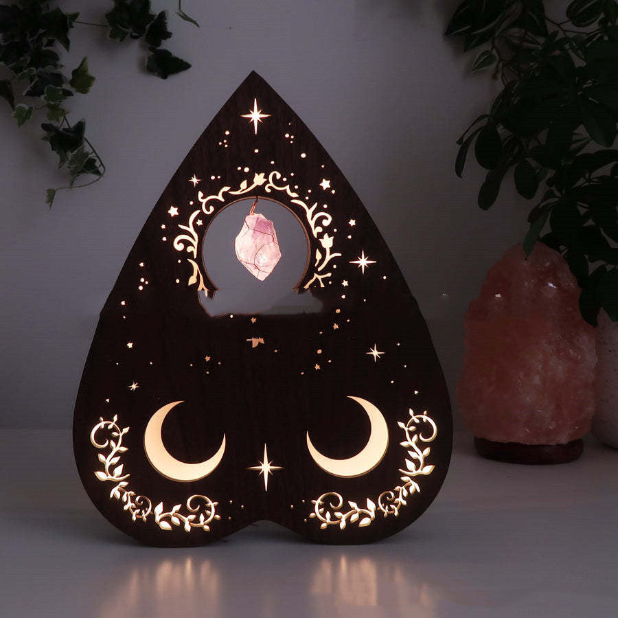 Creative Love Crystal Lamp Wooden Craft Decoration 🇨🇳