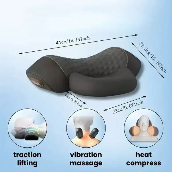 Cervical pillow protection vertebra sleep special massage spine heating compress 🇨🇳
