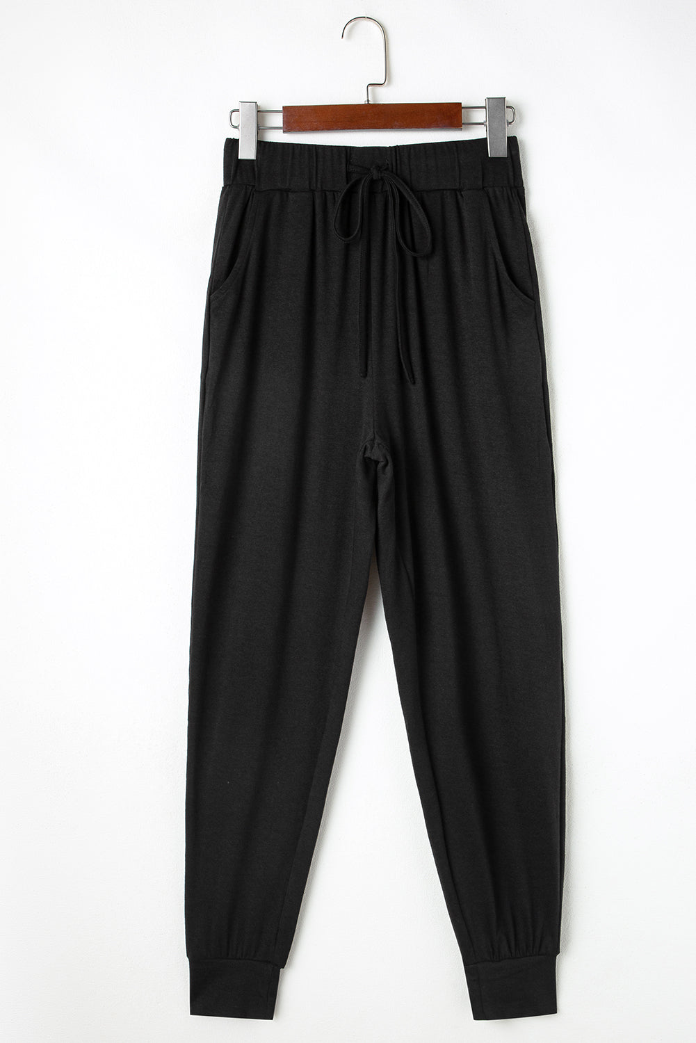 Black Split Long Cardigan and Skinny Pants Lounge Set 🇺🇲