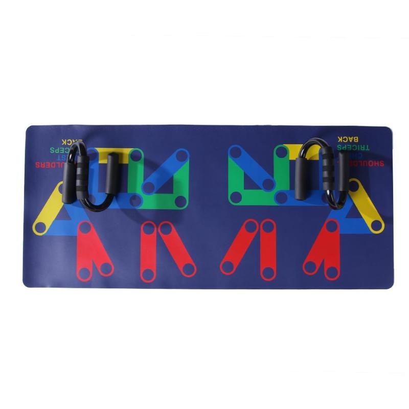 9 in 1 Push Up Rack Training Board ABS abdominal Muscle Trainer Sports Home Fitness Equipment for body Building Workout Exercise 🇨🇳