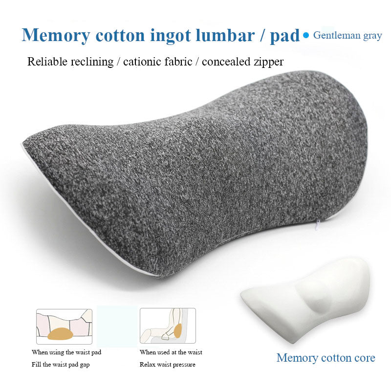 Lumbar Support Pillow For Side Sleepers Pregnancy Relieve Hip Coccyx Sciatica Pain Machine Chair Back Cushion Waist Car Seat 🇨🇳