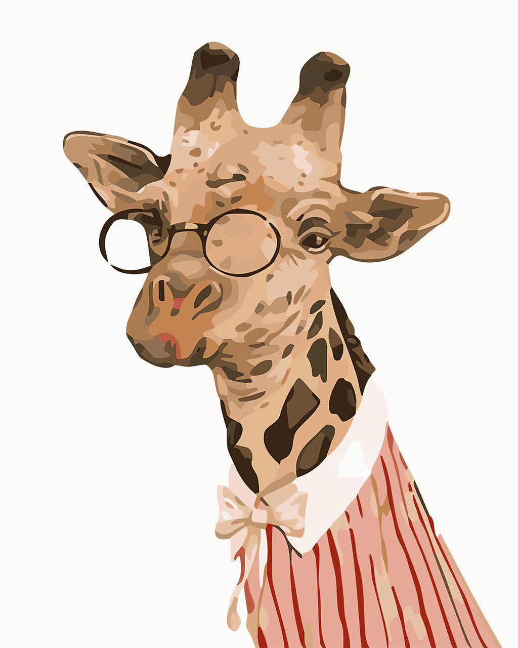 Digital Oil Painting Hand-painted Giraffe Series Home Decoration 🇨🇳