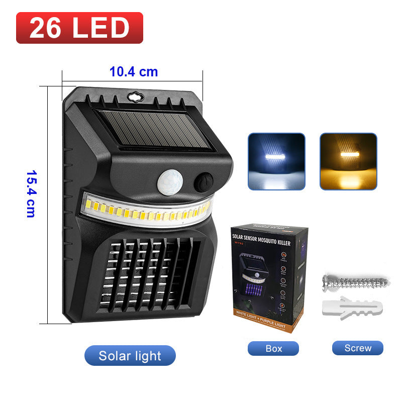 New Solar Wall Lamp Upgrades insect Repellent Function 🇨🇳