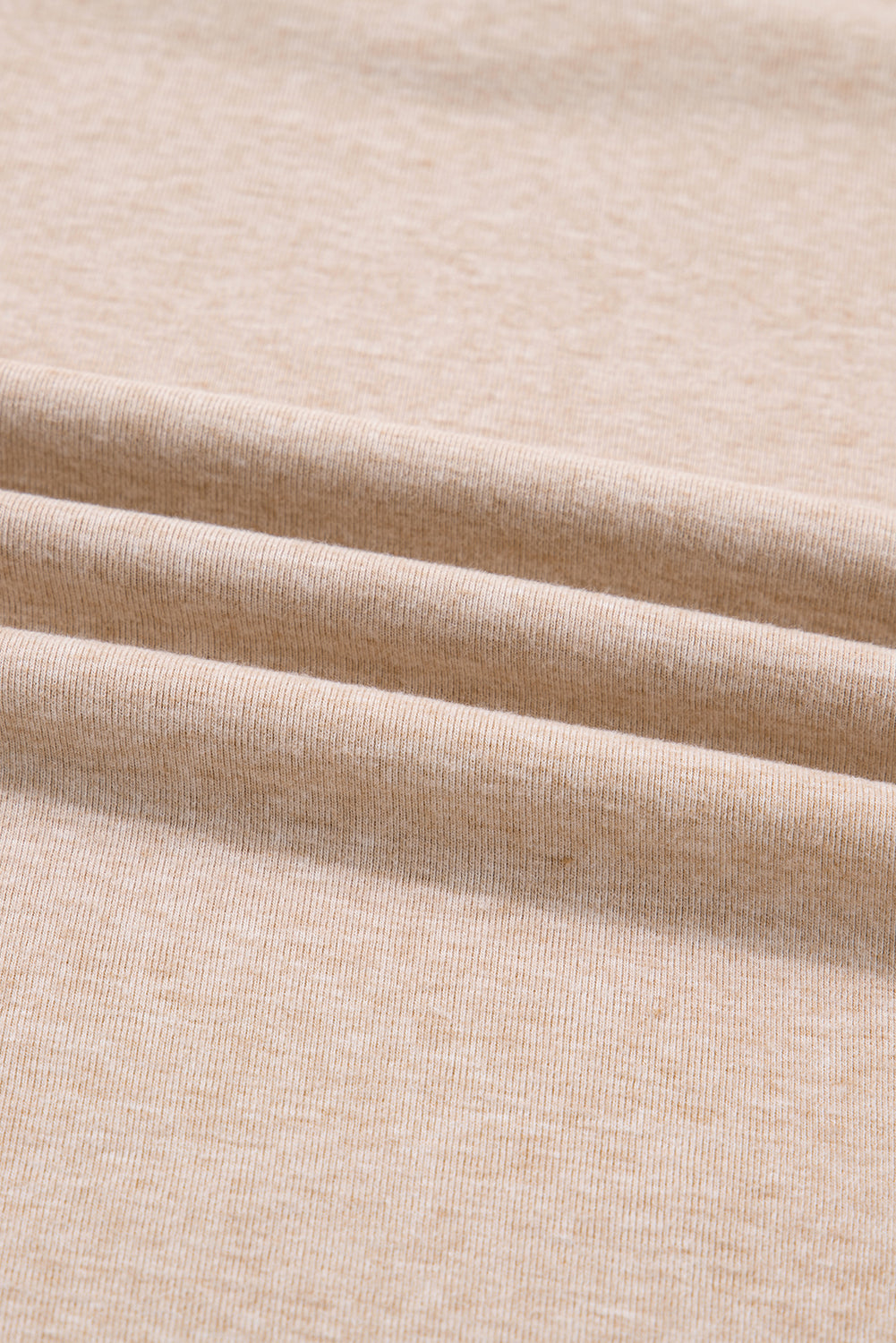 Parchment Leopard Patchwork V Neck Long Sleeve Plus Size Top 🇺🇸