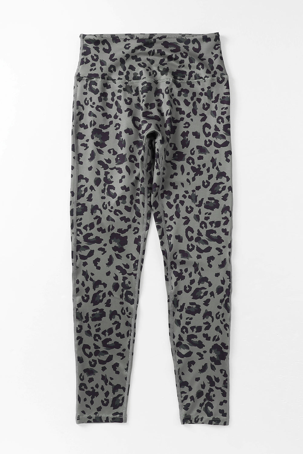 Gray Classic Leopard Print Active Leggings 🇺🇸