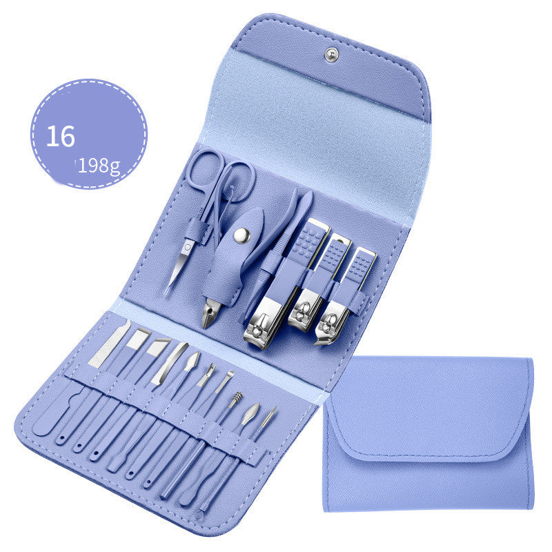 Professional Scissors Nail Clippers Set Ear Spoon Dead Skin Pliers Nail Cutting Pliers Pedicure Knife Nail Groove Trimmers 🇨🇳