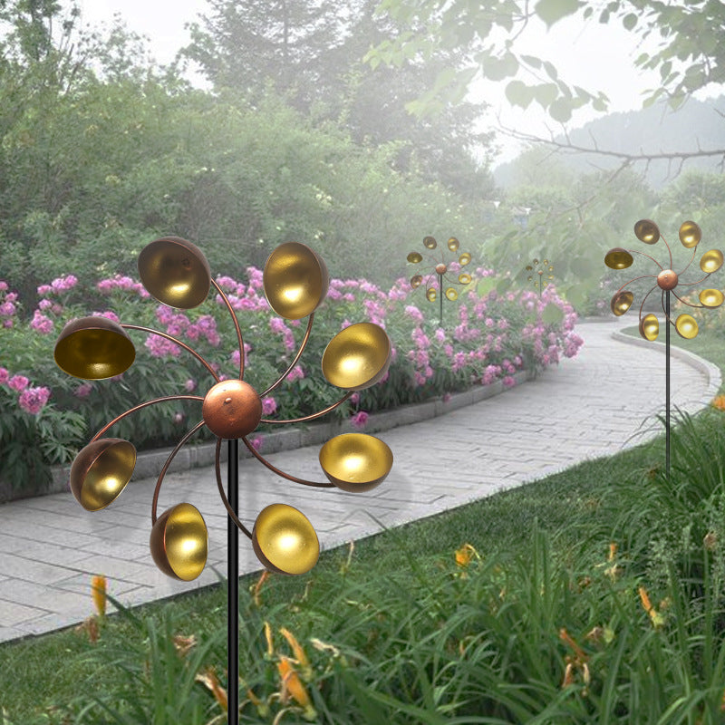 Pastoral Wrought Iron Multicolor Garden Insert 🇨🇳