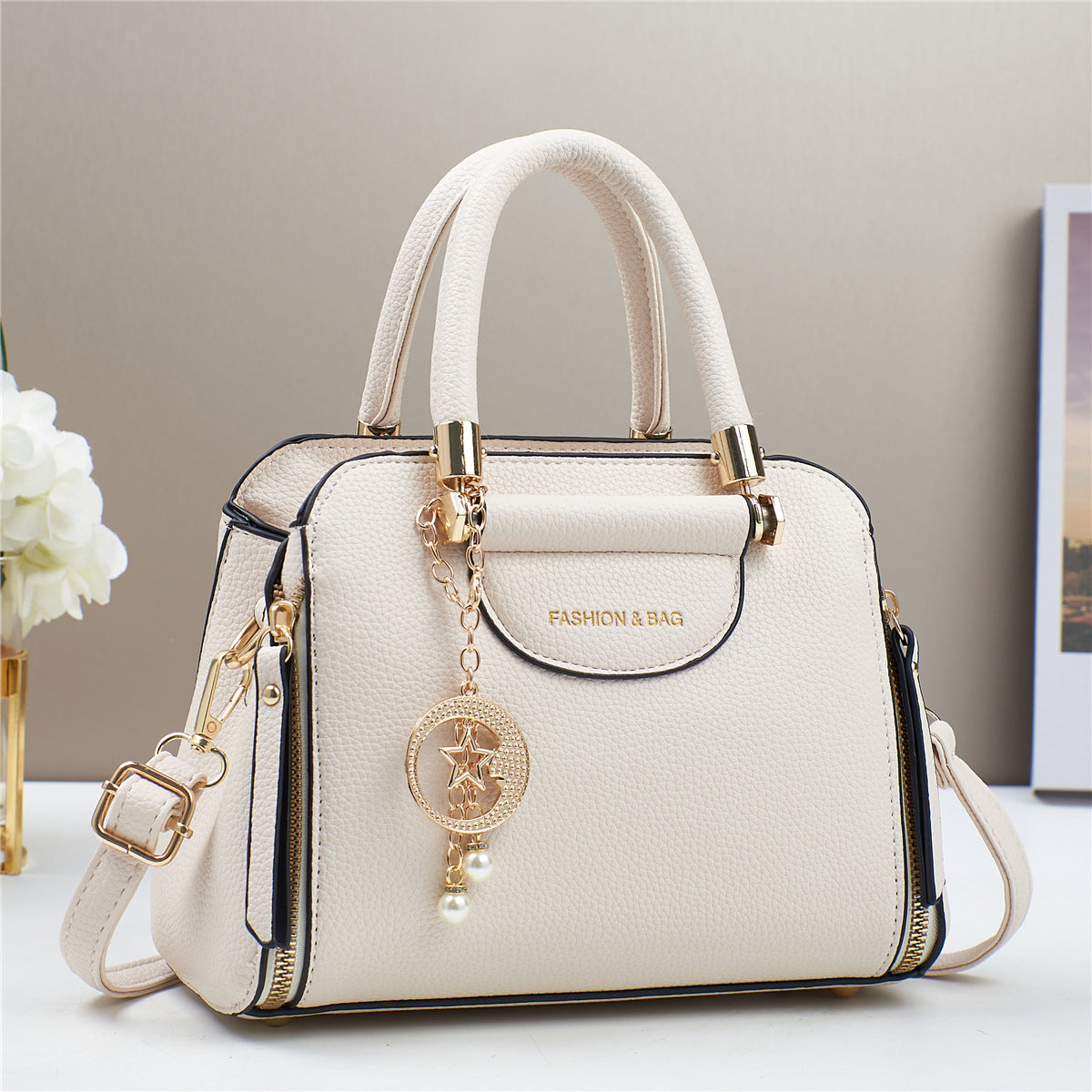 Fashionable Versatile Casual Western-style Minimalist Trendy High-end Large-capacity Light-luxury And Niche 🇨🇳
