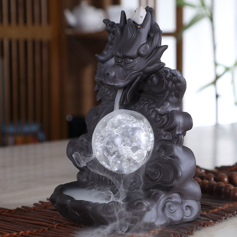 Dragon Playing Beads Sandalwood Aromatherapy Ornaments 🇨🇳