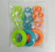 Silicone Finger Trainer Hand Gripper Resistance Bands Fitness 🇨🇳