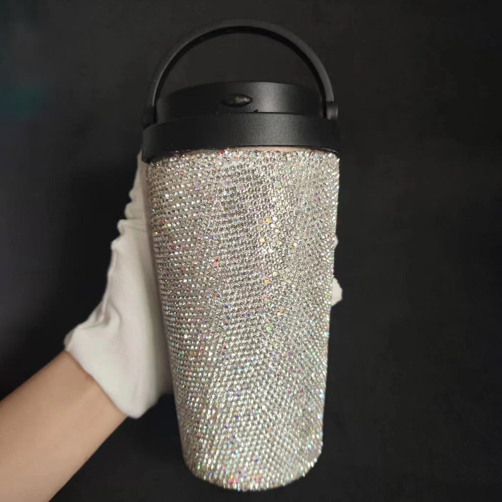 Diamond vacuum stainless steel coffee cup 🇨🇳
