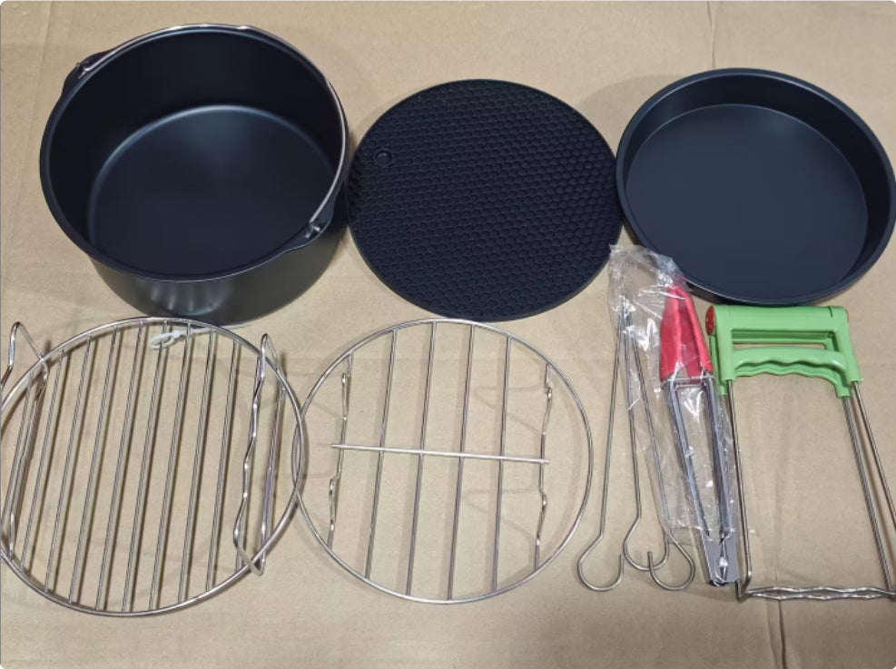 Air fryer accessories cake bucket pizza pan 7 inch 🇨🇳