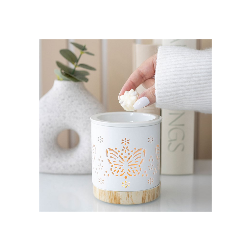 Matte Ceramic Butterfly Oil Burner 🇬🇧
