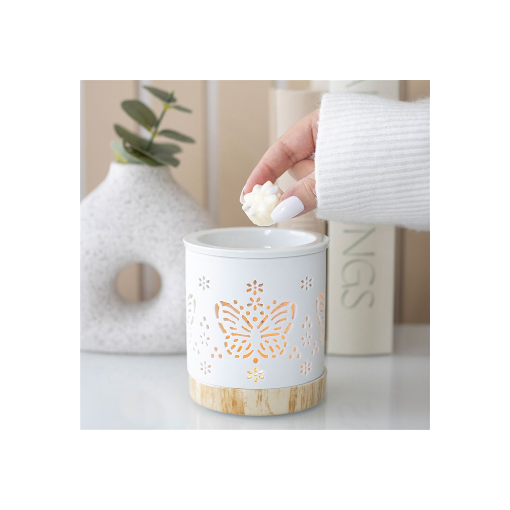 Matte Ceramic Butterfly Oil Burner 🇬🇧