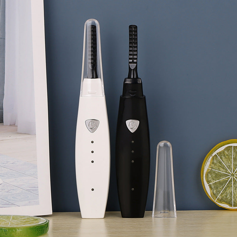 Electric Heated Eyelash Curler USB Rechargeable Eyelashes Curler Quick Heating Natural Eyelash Curler Long Lasting Makeup Tools 🇨🇳