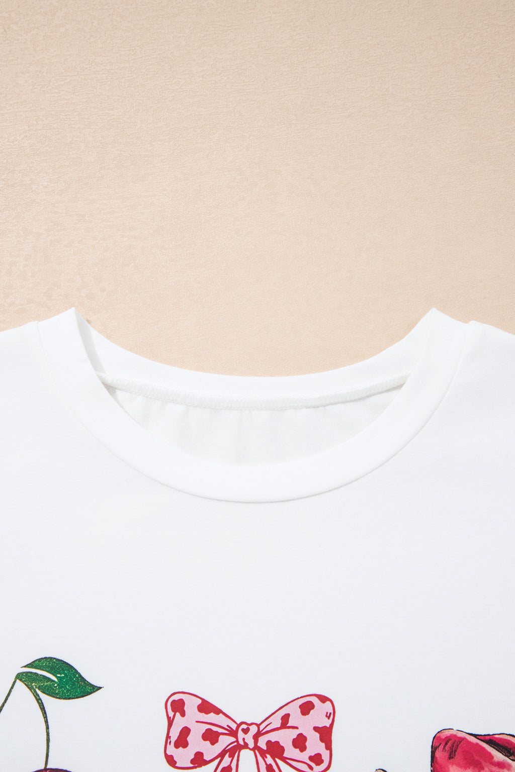 White Coquette Cowgirl Elements Printed Relaxed Tee 🇺🇸