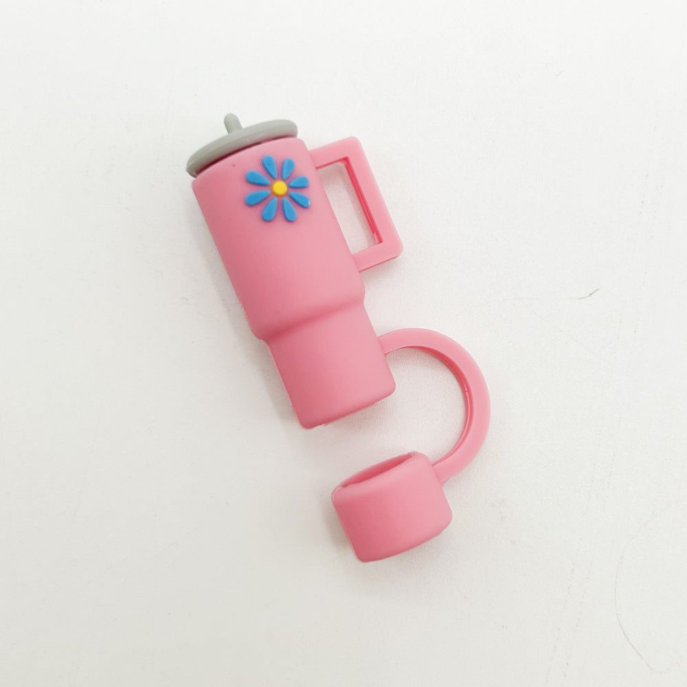 Outdoor Cup Lid Straw Cap Silicone Anti-plug Accessories 🇨🇳