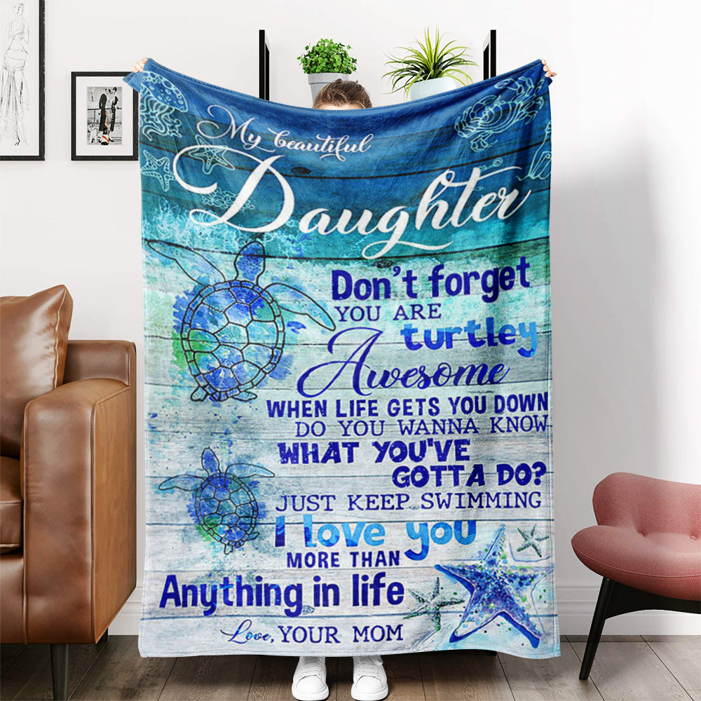 Envelope Blanket Sofa Blanket Airable Cover Message Letter  Flannel 🇨🇳