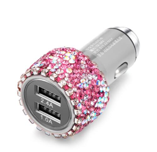USB Car Charger For Mobile Phone Tablet GPS Fast Charger Car-Charger Dual USB 🇨🇳