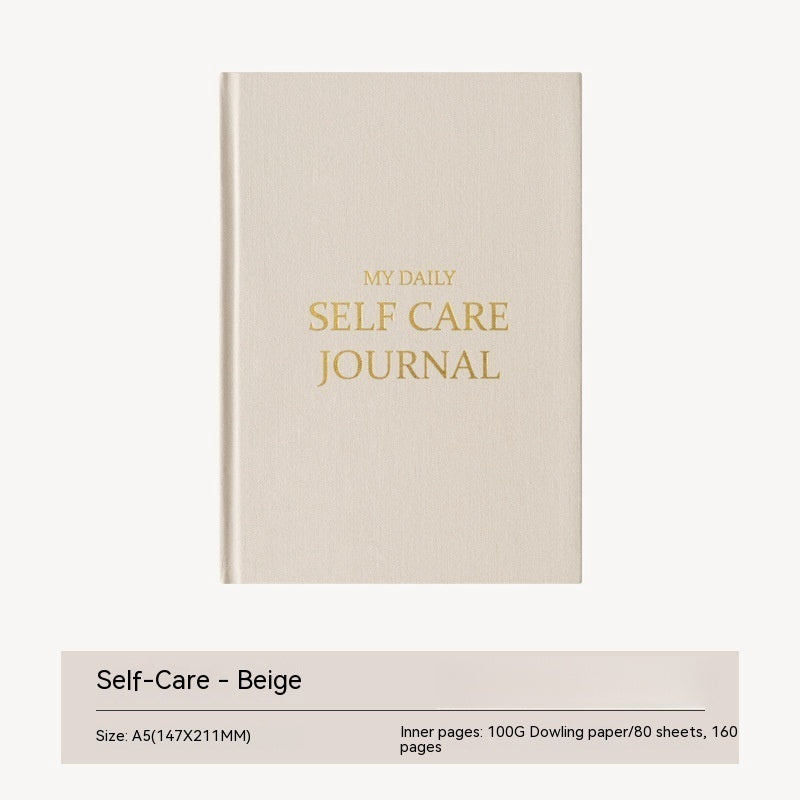 Thanksgiving Diary Happy Self-care Diary Boy English Version A5 Notebook Cloth Book  🇨🇳
