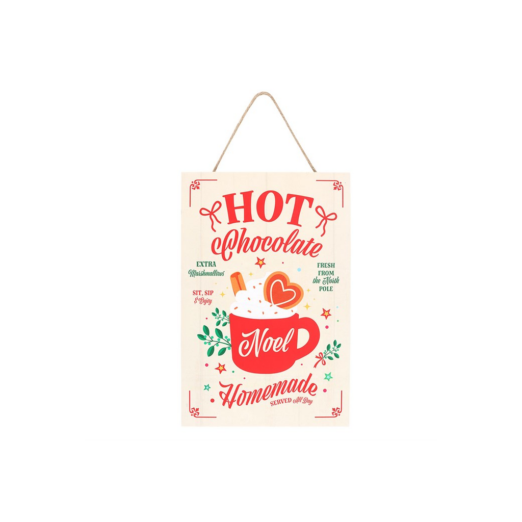 Homemade Hot Chocolate Hanging Sign 🇬🇧