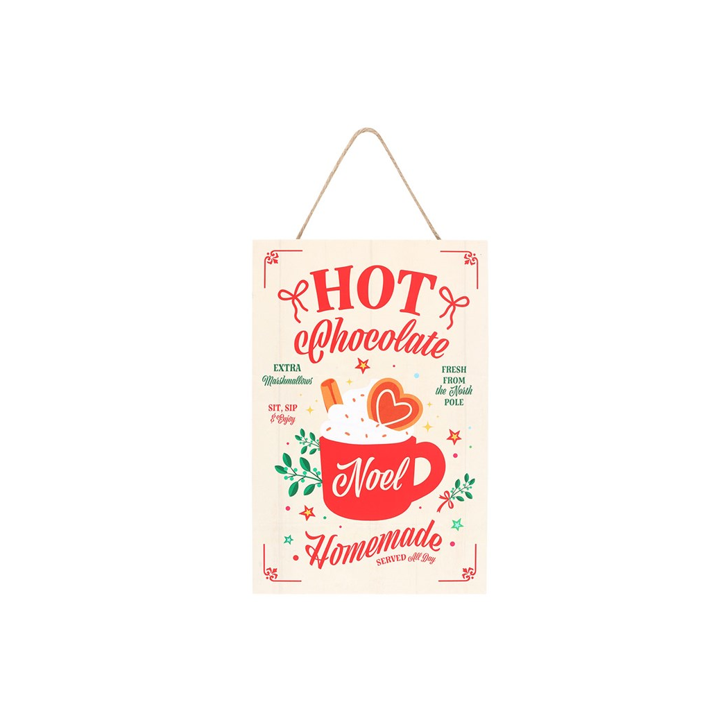 Homemade Hot Chocolate Hanging Sign 🇬🇧