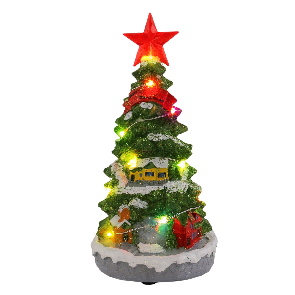Christmas Glowing Christmas Tree Music Box Room Ornament 🇨🇳