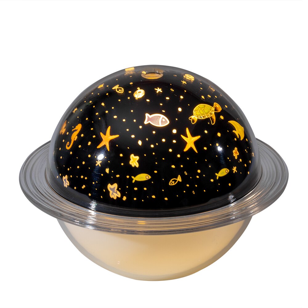 Planet Lamp Air Humidifier USB Ultrasonic Aroma Essential Oil Diffuser LED Night Light UFO Diffuser 🇨🇳