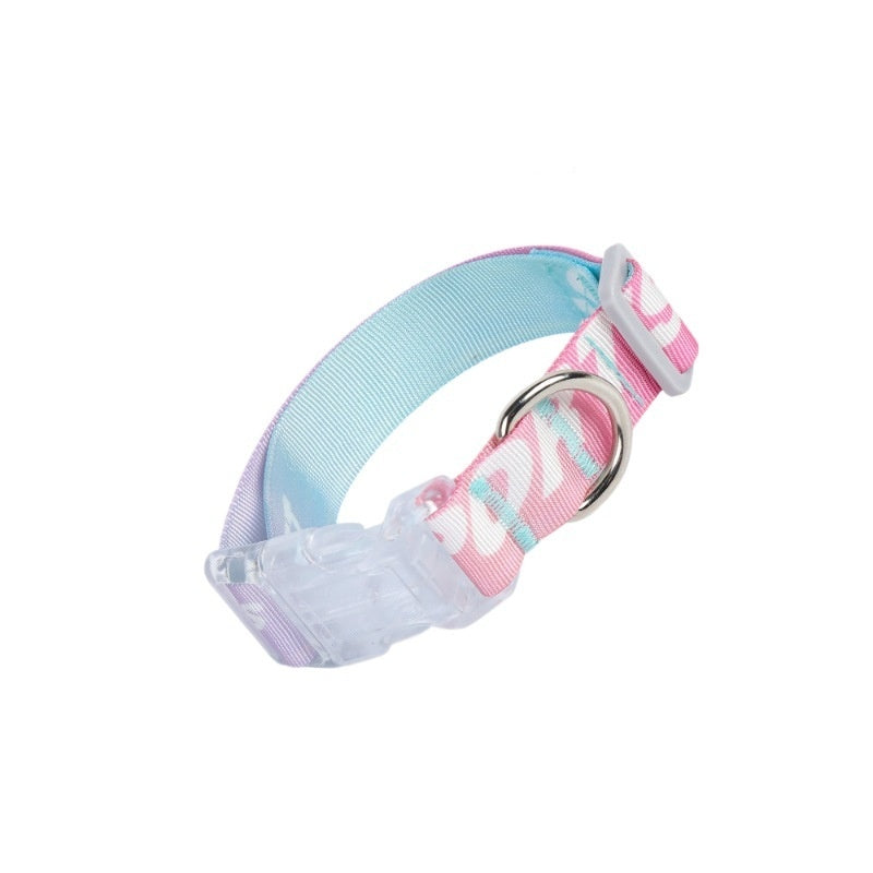 Dog Collar Cartoon Gradient Printing Adjustable 🇬🇧