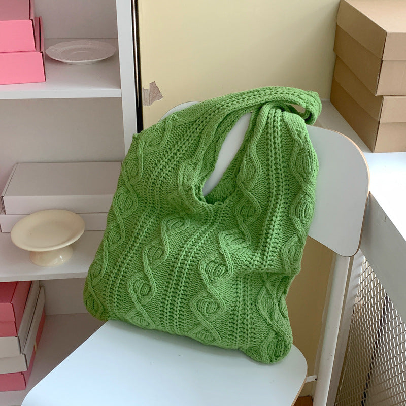 Crochet Bag Large Capacity Shopping Tote Bags 🇨🇳