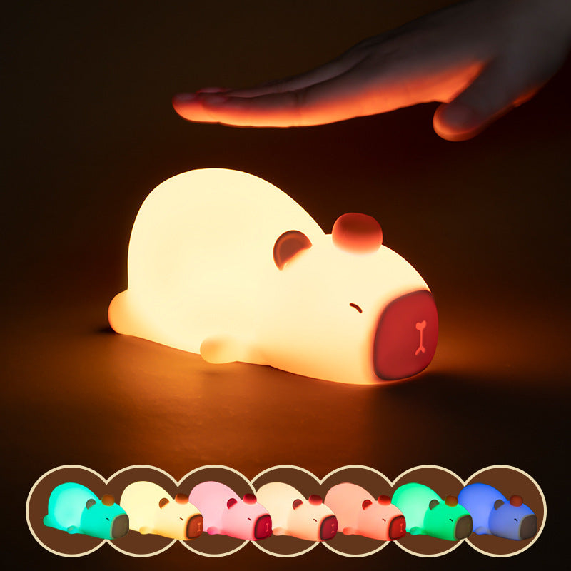 Lying Kappabala Small Night Lamp Pat Silicone Lamp Table Lamp 🇨🇳