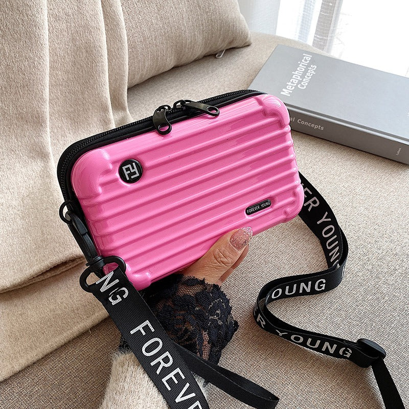 PC hard shell toiletry bag 7-inch shoulder crossbody bag hand storage bag suitcase small bag 🇨🇳