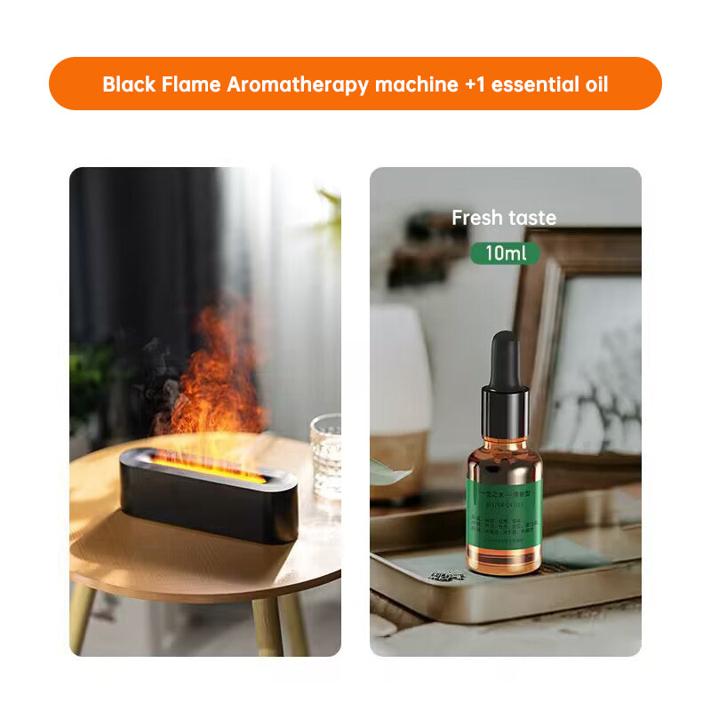 Flame Aroma Diffuser Air Humidifier Ultrasonic Cool Mist Maker Fogger with essential oil 🇨🇳