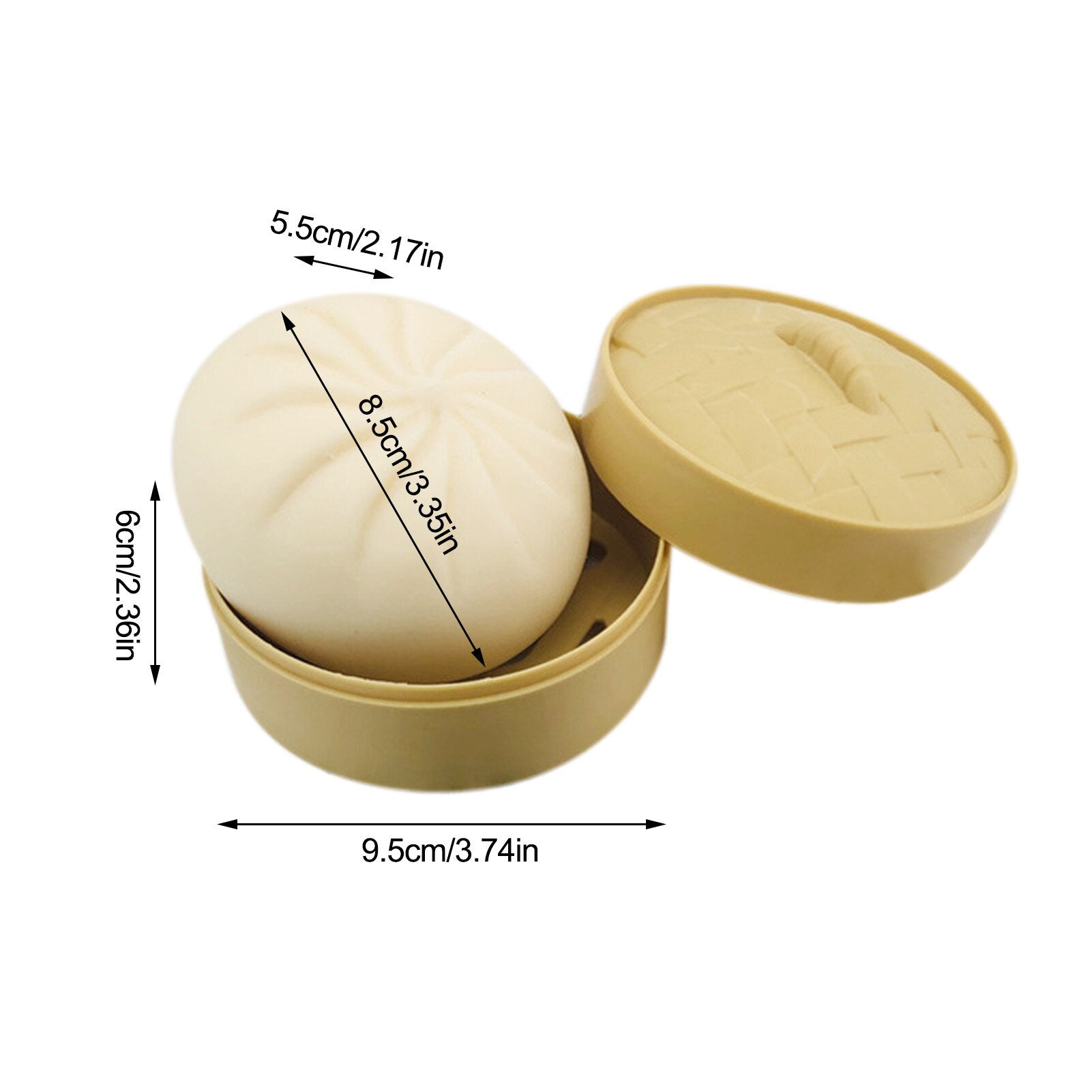 Stress Relief Toy Decompression Sensory Fidget Toy Unzip Toy Steamed Stuffed Bun Simulation Fidget Toy Set 🇨🇳