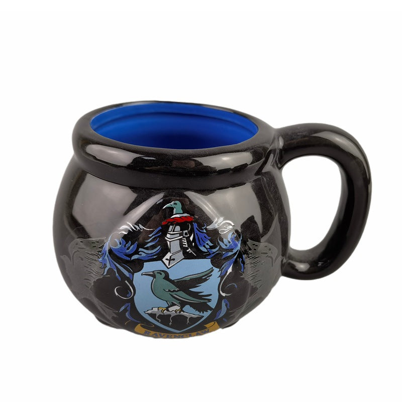 Black Mug With Legs Harry Potter Triangle Pot Ceramic Cup Censer Shape Cartoon Mug Switches Brew 🇨🇳