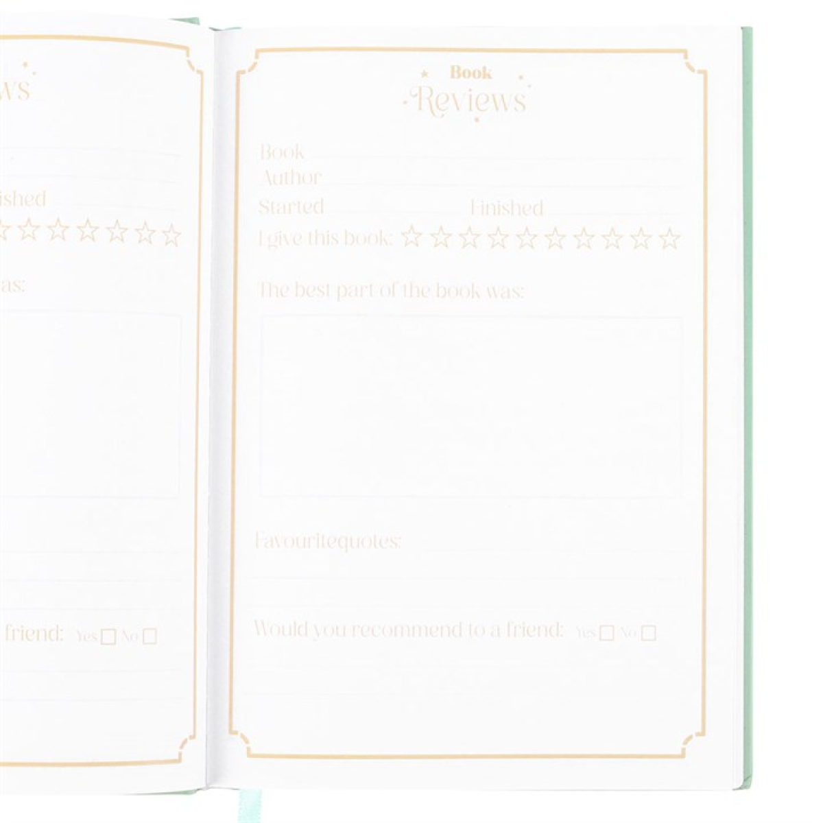 My Reading Journal A5 Notebook 🇬🇧