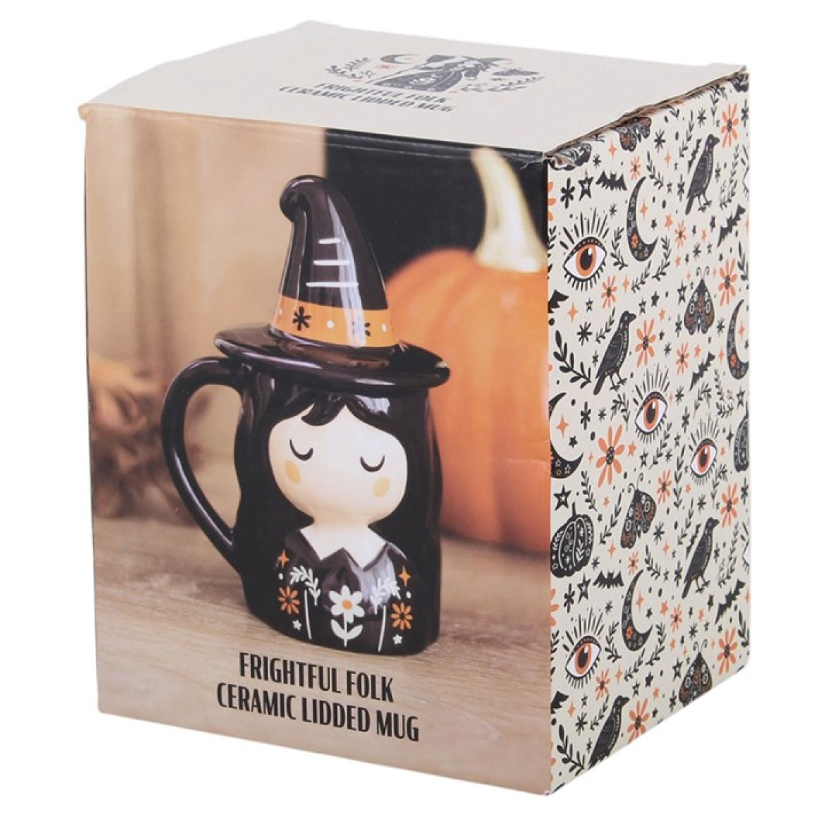 Frightful Folk Witch Lidded Mug 🇬🇧