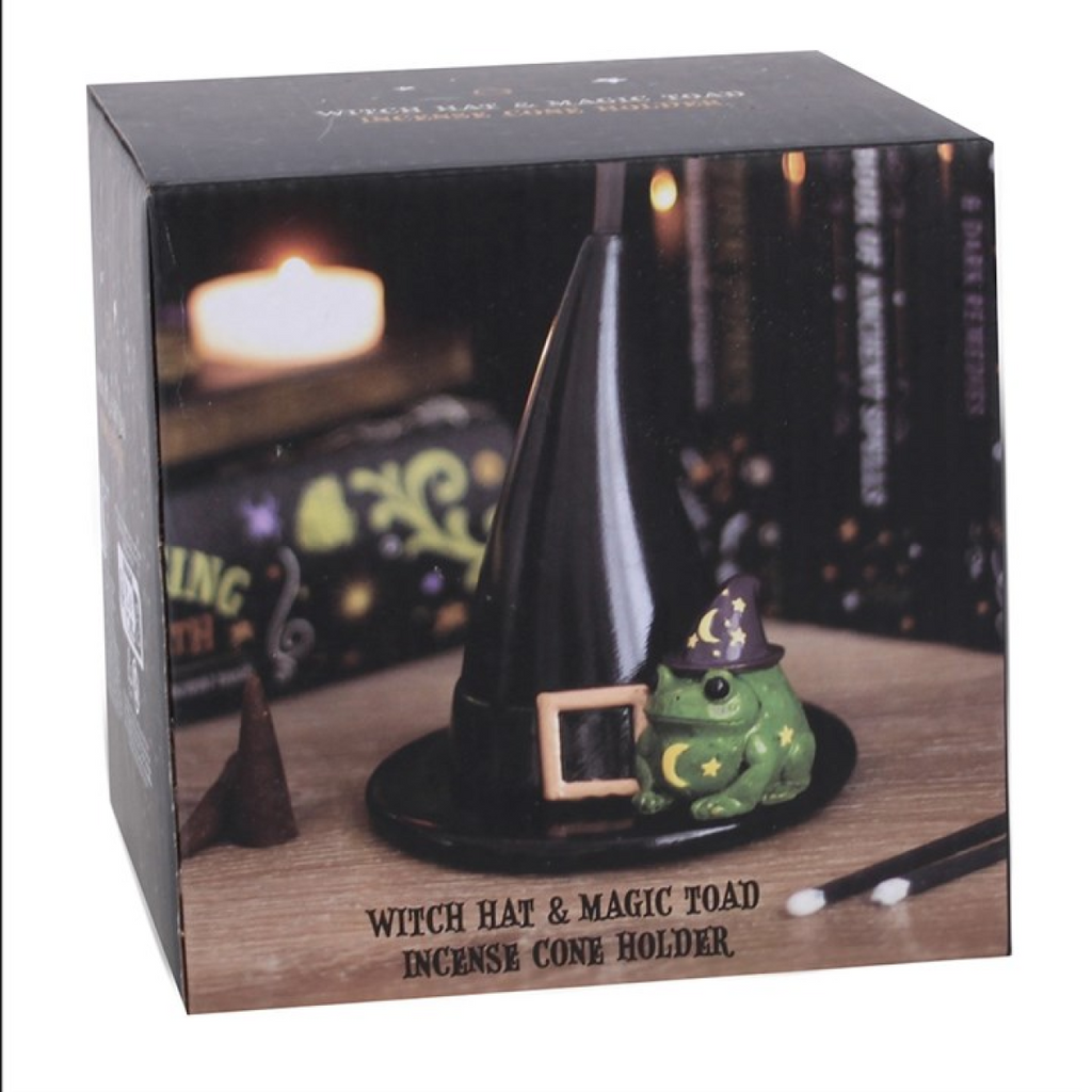Magic Toad and Witch Hat Incense Cone Holder 🇬🇧