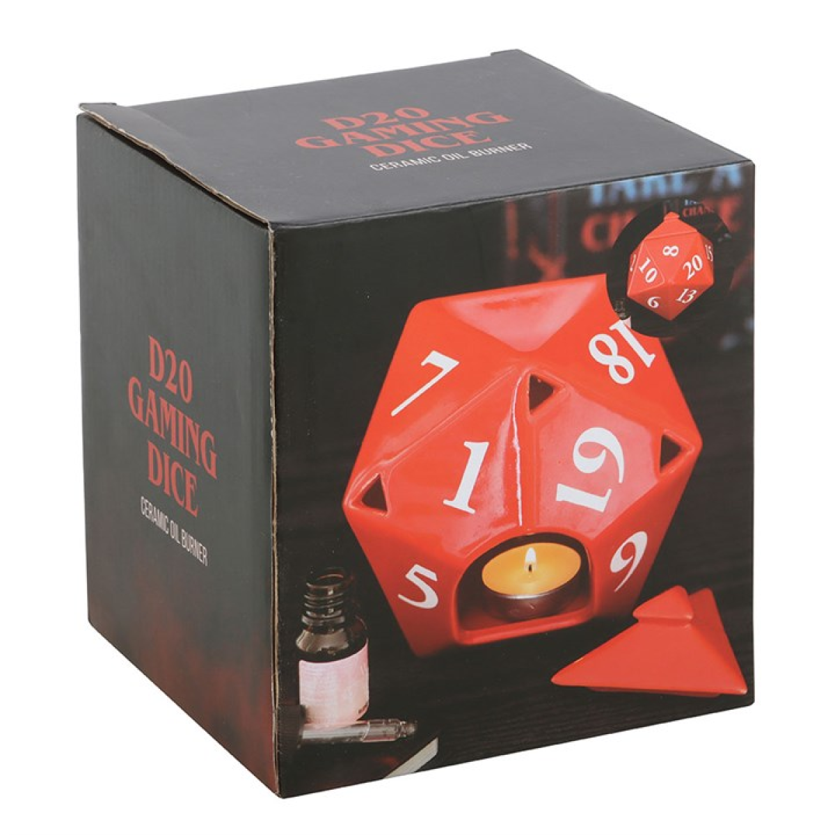 D20 Gaming Dice Shaped Oil Burner 🇬🇧