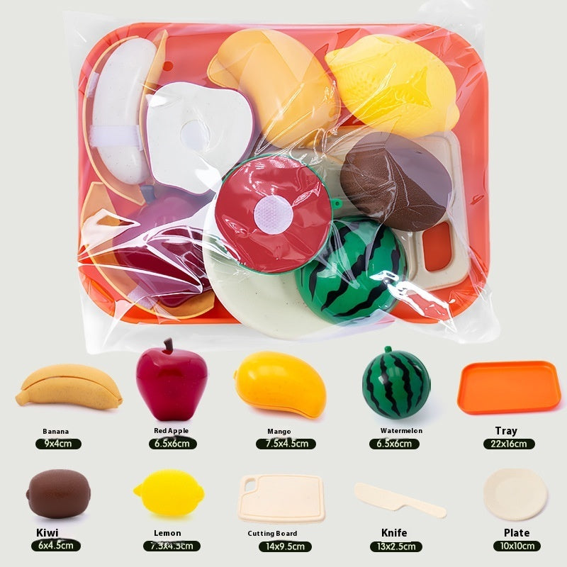 Children Play House Emulational Fruit Slicer Educational Toys 🇨🇳