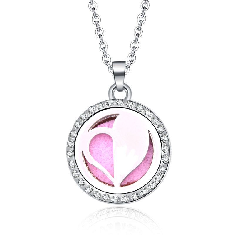 Women's Aromatherapy Oil Round Necklace 🇨🇳